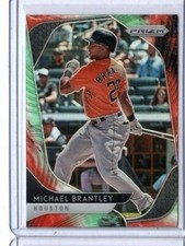 2020 Panini Prizm Baseball COSMIC HAZE Michael Brantley Astros #57