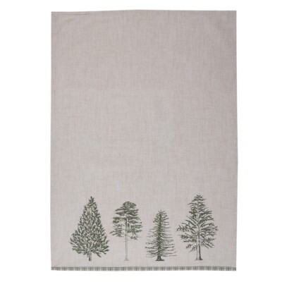 NATURAL PINE TREES Geschirrtuch, Küchentuch by Clayre & Eef | Tannen