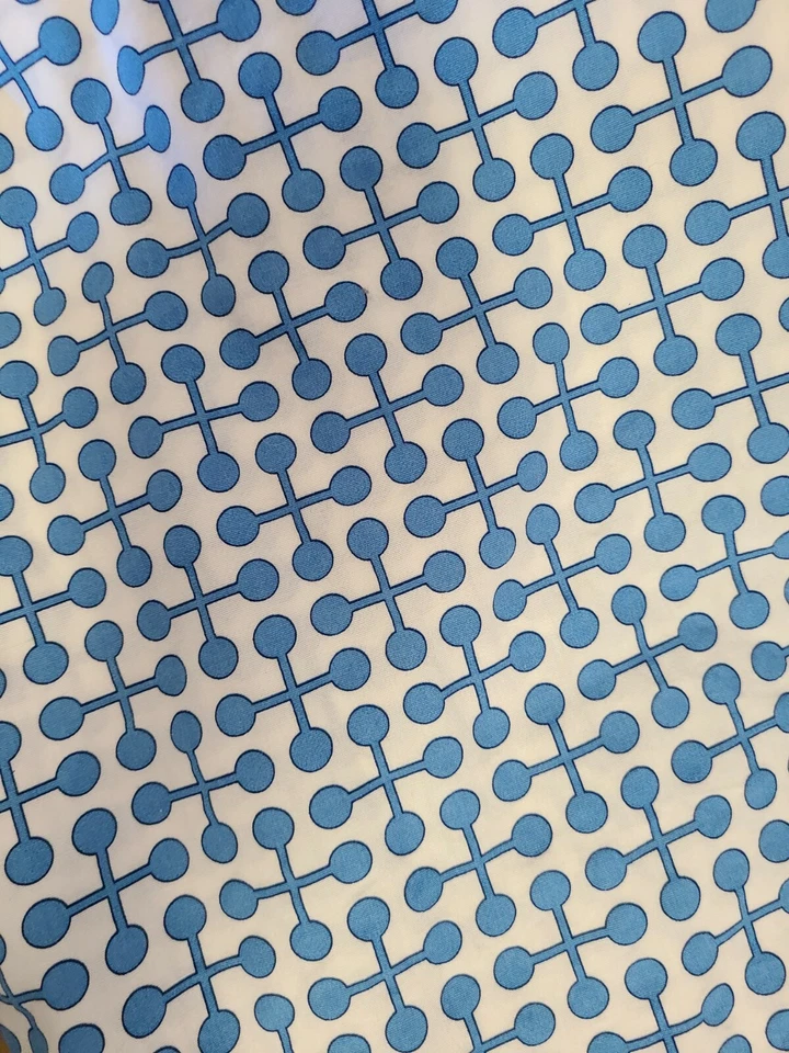 Sábana plana doble Happy Chic de Jonathan Adler "Blue Jacks" Foto 3 de 4