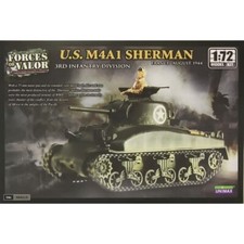 DESTOCKAGE 1/72  FORCES OF VALOR  SHERMAN US M4A1    NEUF 87013