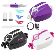 OPHIR Cake Airbrush Kit Icing Sprayer w Air Compressor f Fondant Cake Decoration