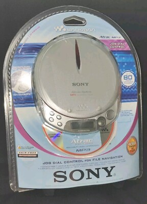バンド CD SONY CD WALKMAN D-NE510 PORTABLE CD PLAYER ATRAC3 PLUS MP3 NEW