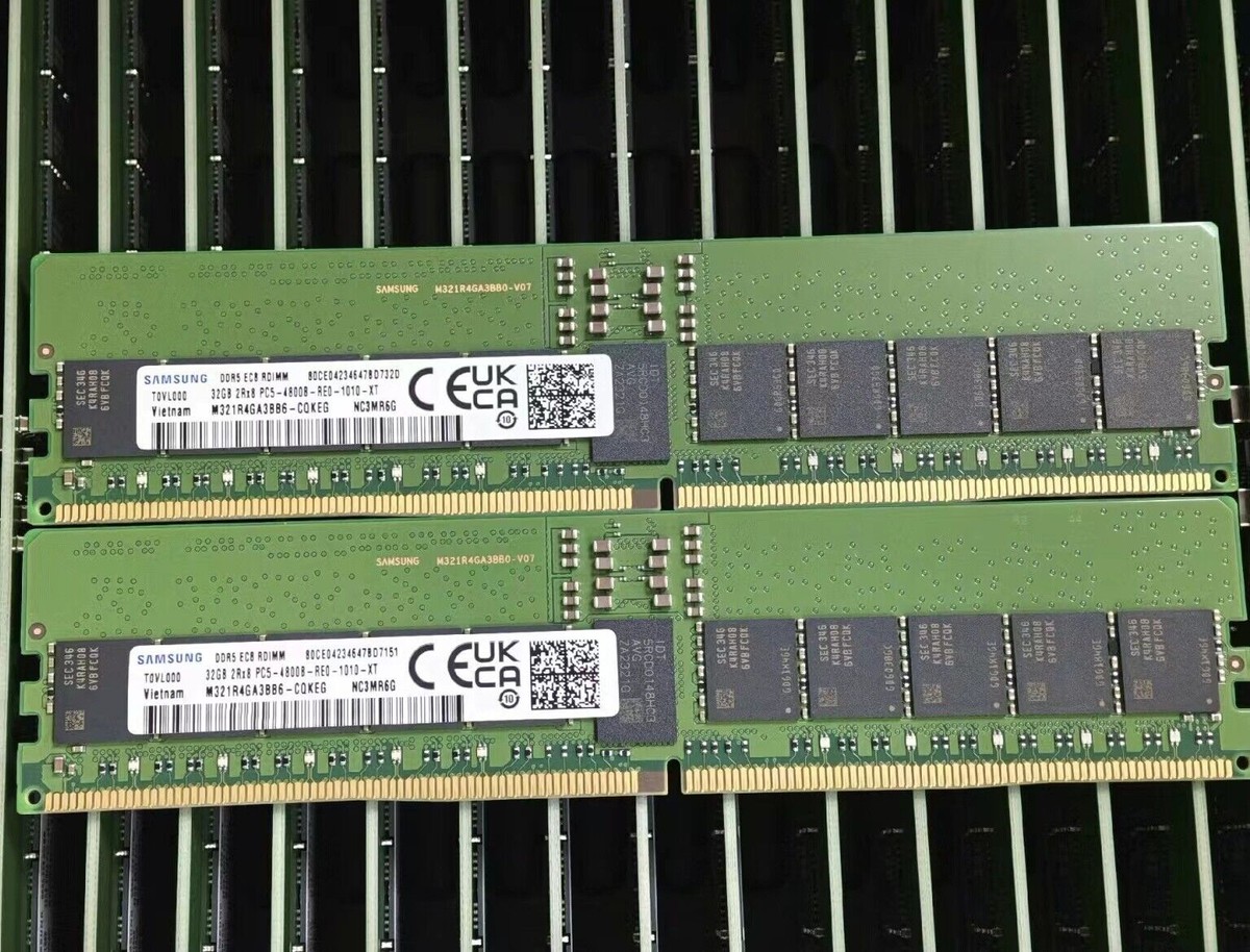 Samsung 32GB 2Rx8 DDR5 PC4-4800Mhz ECC REG Server Memory | eBay