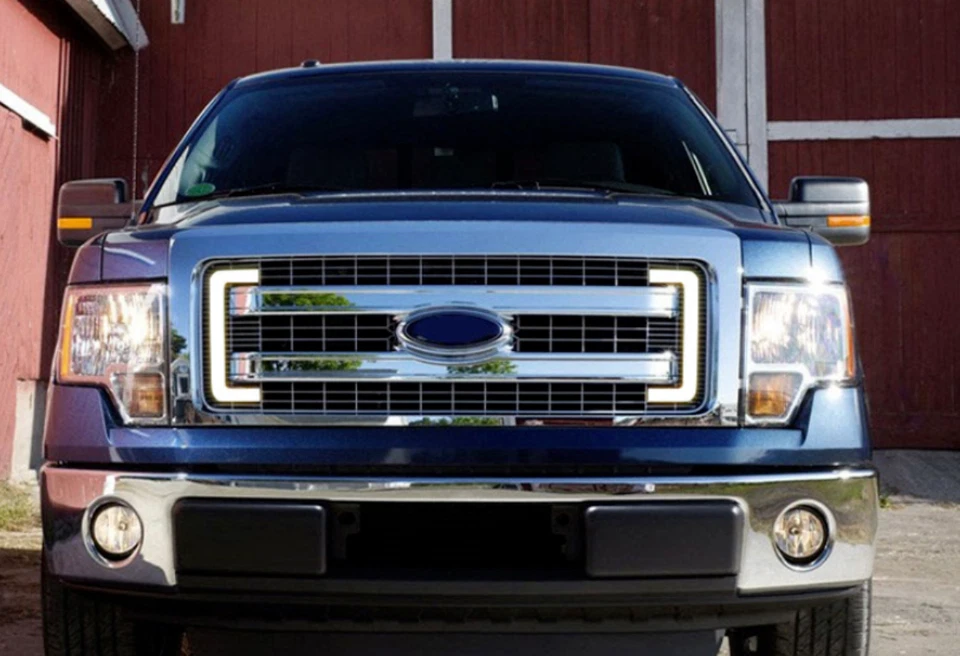 Светодиодные дневные ходовые огни передняя решетка для Ford F150 2011-2016 США - Изображение 3 из 4