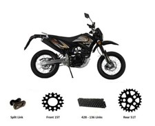 Chain & Sprockets Set for Sinnis Apache 125