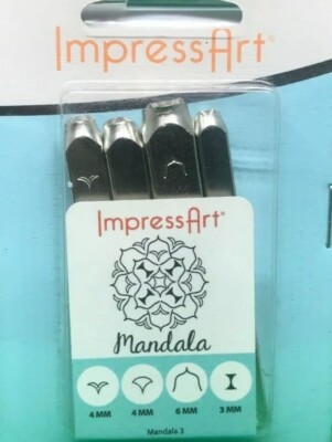ImpressArt Metal Design Stamps 3mm, 6mm and 9.5mm