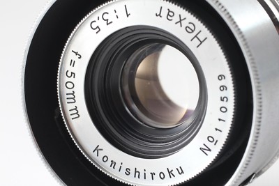 Rare! EXC+++】Konishiroku Hexar 50mm f/3.5 Enlarging Lens from