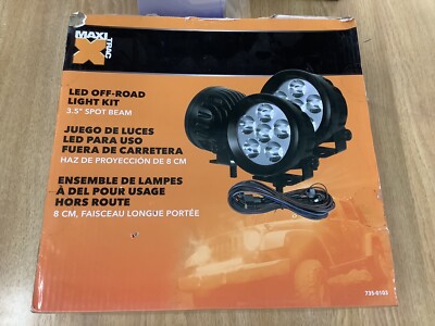 Maxi Trac Off Road LED Light Kit 3.5  Spot Beam 735-0103