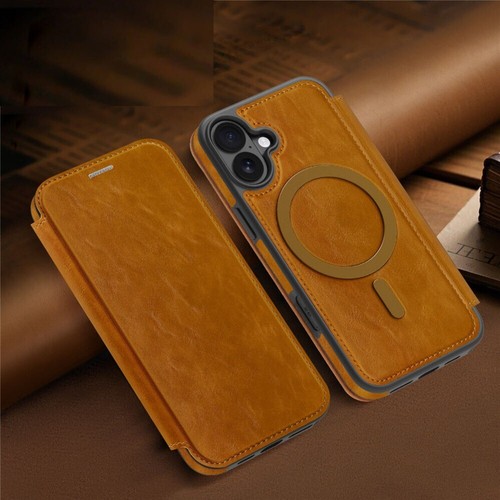 For iPhone 16 16e 15 14 13 Pro Max Wallet Case Magsafe Leather Shockproof Cover - Picture 21 of 61