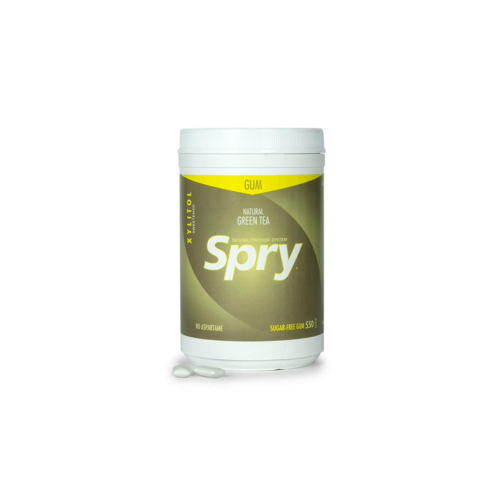 Spry Fresh 100% Natural Xylitol Chewing Gum Dental Defense System 550Count 1Pack