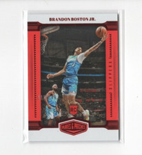2021/22 Panini Plates & Patches RED Brandon Boston Jr. Rookie Card #'d 121/149