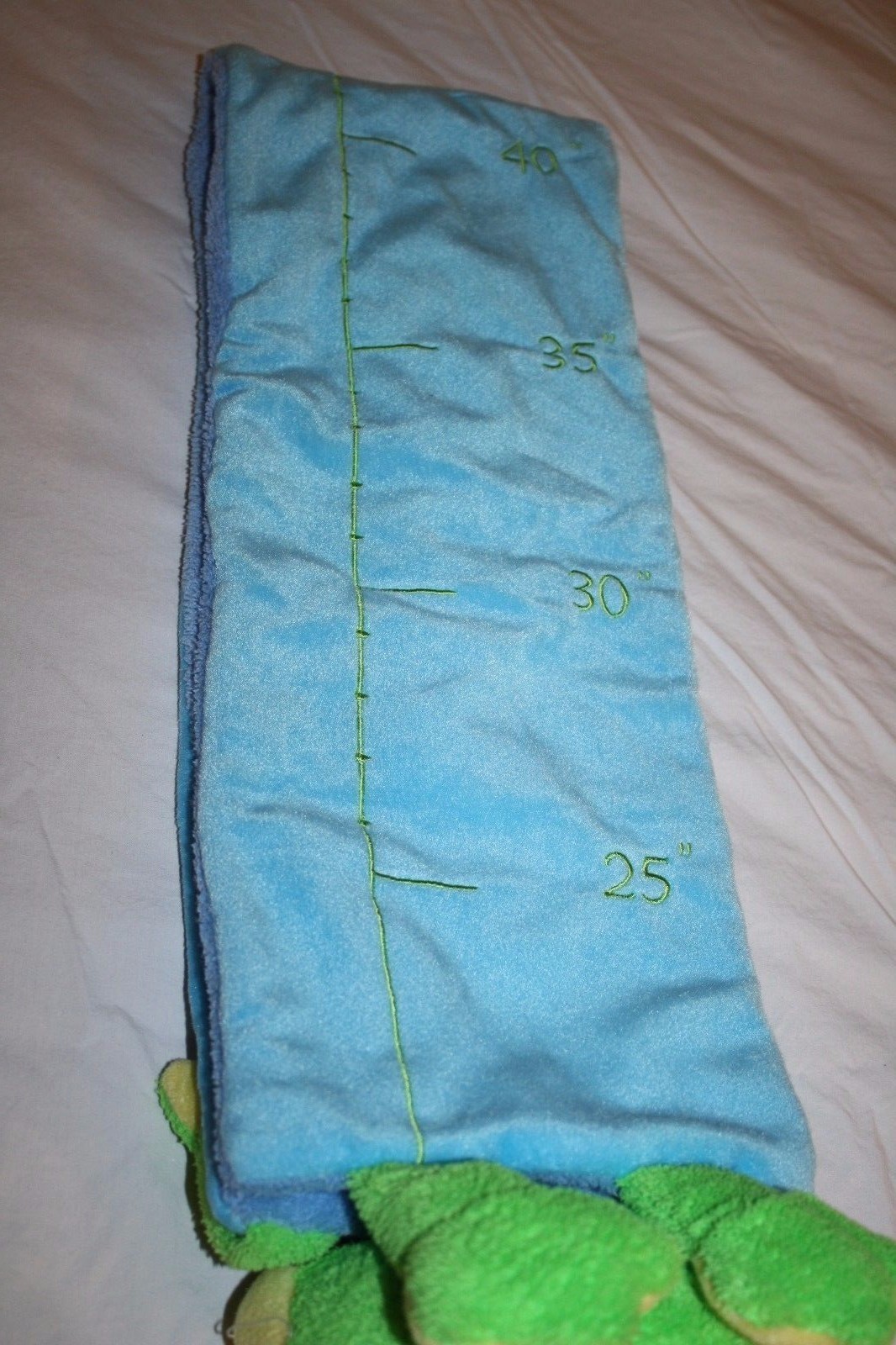 Goffa Frog 5 Feet Tall Childs Growth Chart Plush Soft Wall Hanging Baby Nursery