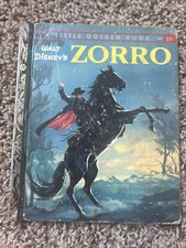 Vintage Little Golden Books Walt Disney s Zorro 1958