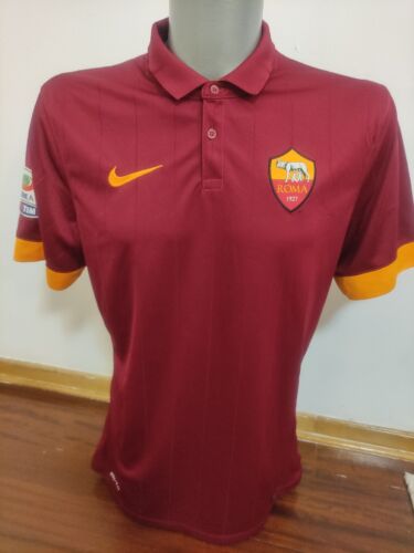 AS Roma Serie A 2014-15 De Rossi preparowany jersey maillot maglia koszulka - Zdjęcie 1 z 13