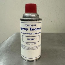 VTG c.1980s AT&T Telecom BLUE GREY Vehicle Touch Up Spray Paint Can w/ Contents