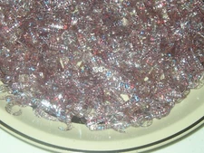 1 1/2 " CURL TAIL GRUB in FIRECRACKER color QTY 50