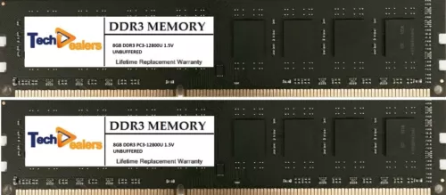 16GB (2X 8GB ) MEMORY RAM DDR3 PC3-12800U 1600MHz Unbuffered Desktop DIMM