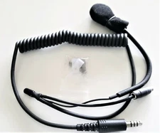 IMSA RACECAR RADIO HELMET HARNESS  Coiled cord w/mounting hardware