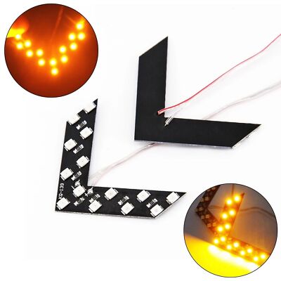 Car rear view mirror Indicator Lamp LED arrow panel light Auto Turn Signal