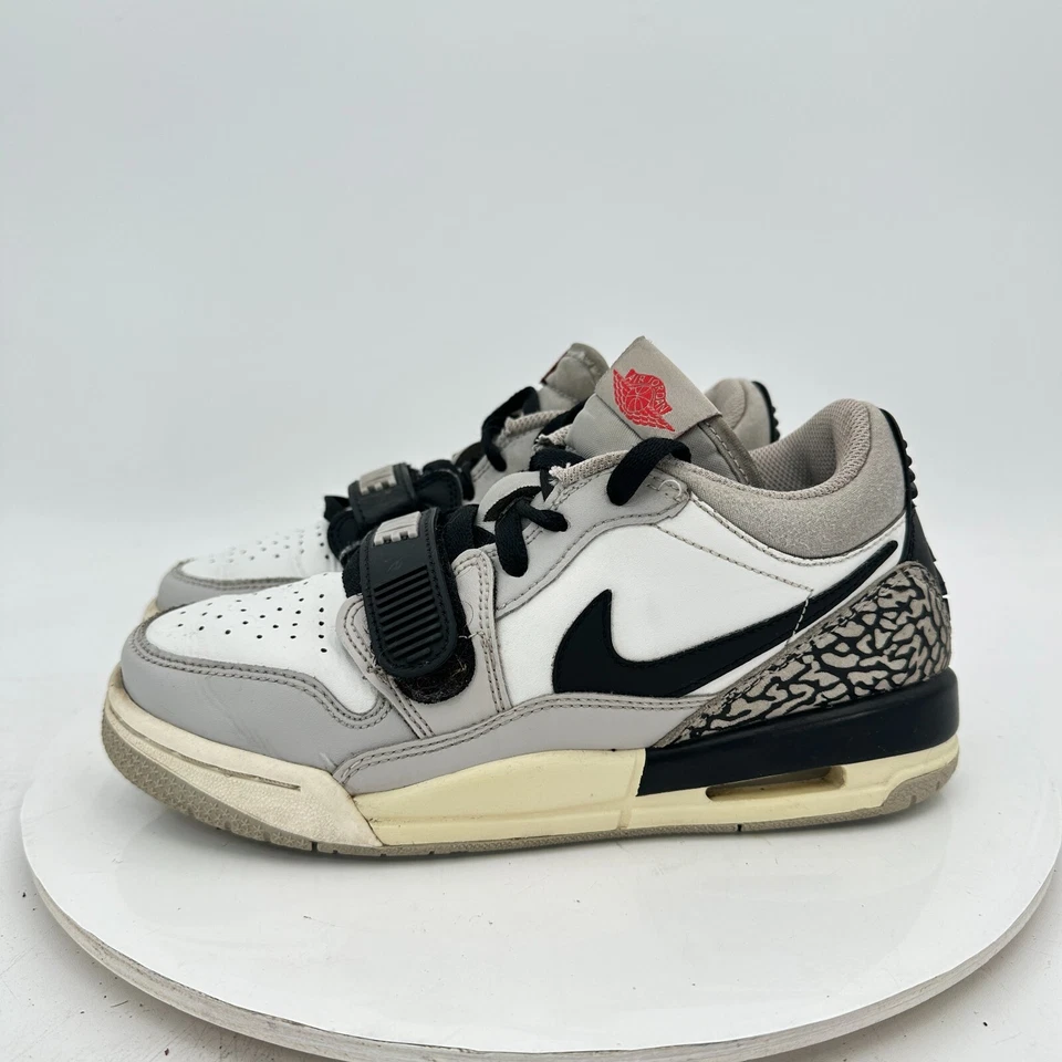 Tênis Nike Air Jordan Legacy 312 Youth tamanho 5Y feminino 6.5 CD9054 101 cinza cimento - Imagem 2 de 4