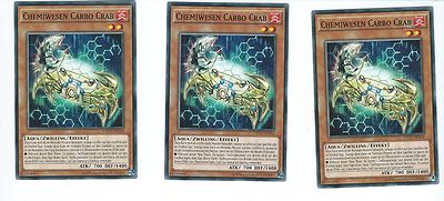 Yu-Gi-Oh! - 3x Chemiwesen Carbo Crab - INOV-DE024 Common
