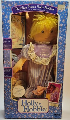 Traveling Places Holly Hobbie Doll 16'' Brand New in box Vintage 1986 Irwin Mint