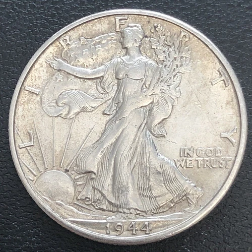 1944 D Walking Liberty Half Dollar 50c High Grade UNC #34333