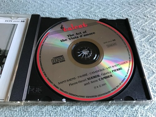 the Art of the VIOLA d'Amore (CD, Nov-2001, Talent Records) - Picture 3 of 3