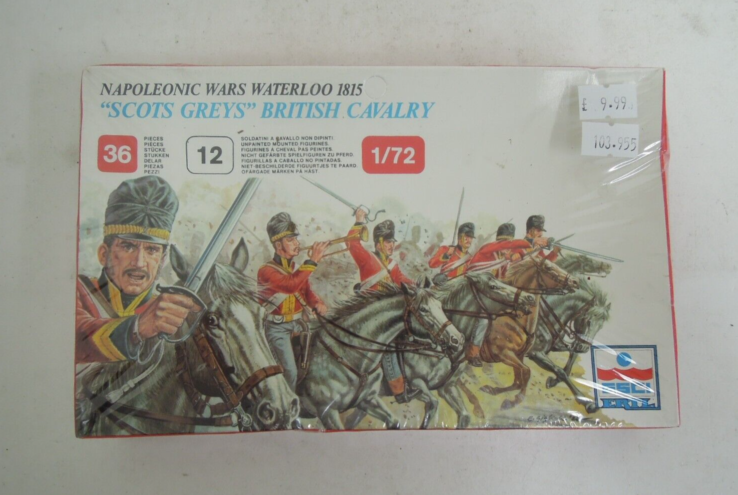 Exci 217 Scots Greys British Cavalry 1815 Waterloo 1:72 scale. Sealed