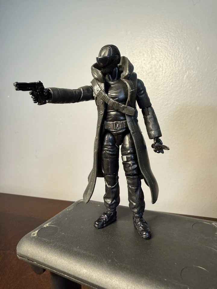 G.I. 2009 Joe Rise Of Cobra 3.75" Paris Pursuit Snake-Eyes v44 incompleto Foto 2 de 4