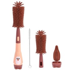 Vicloon Baby Flaschenbürste Set, 3 in 1 Sili...