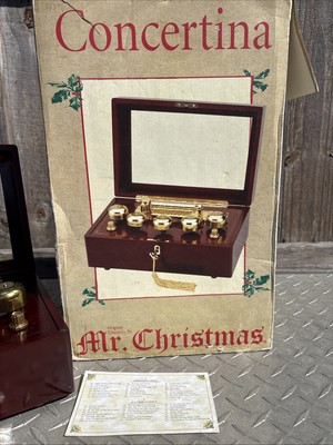 Mr. Christmas Music Box Animated Concertina 50 Carols & Classics