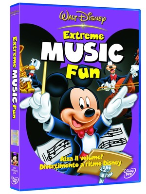DVD EXTREME MUSIC FUN Walt Disney Mickey Mouse Donald Duck Nilpis Neu Versiegelt