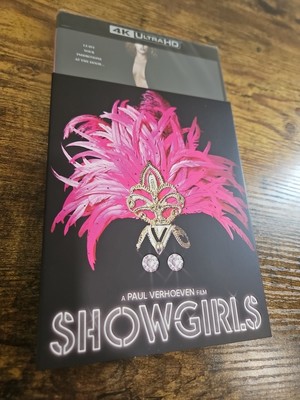 Showgirls 4K / Blu Ray U.S. Release w Slipcover Vinegar Syndrome NEW SEALED