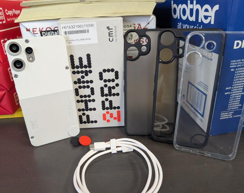 CMF Phone 2 Pro 5G, 256GB + more items. White, factory unlocked in USA
