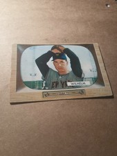 1955 Bowman BASEBALL- HOYT WILHELM (#1) (Ex-MINT) (BV=$150)!