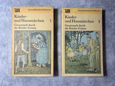 Grimm Kinder und Hausmärchen 2 Vol Complete German Fairy Tales TIWI