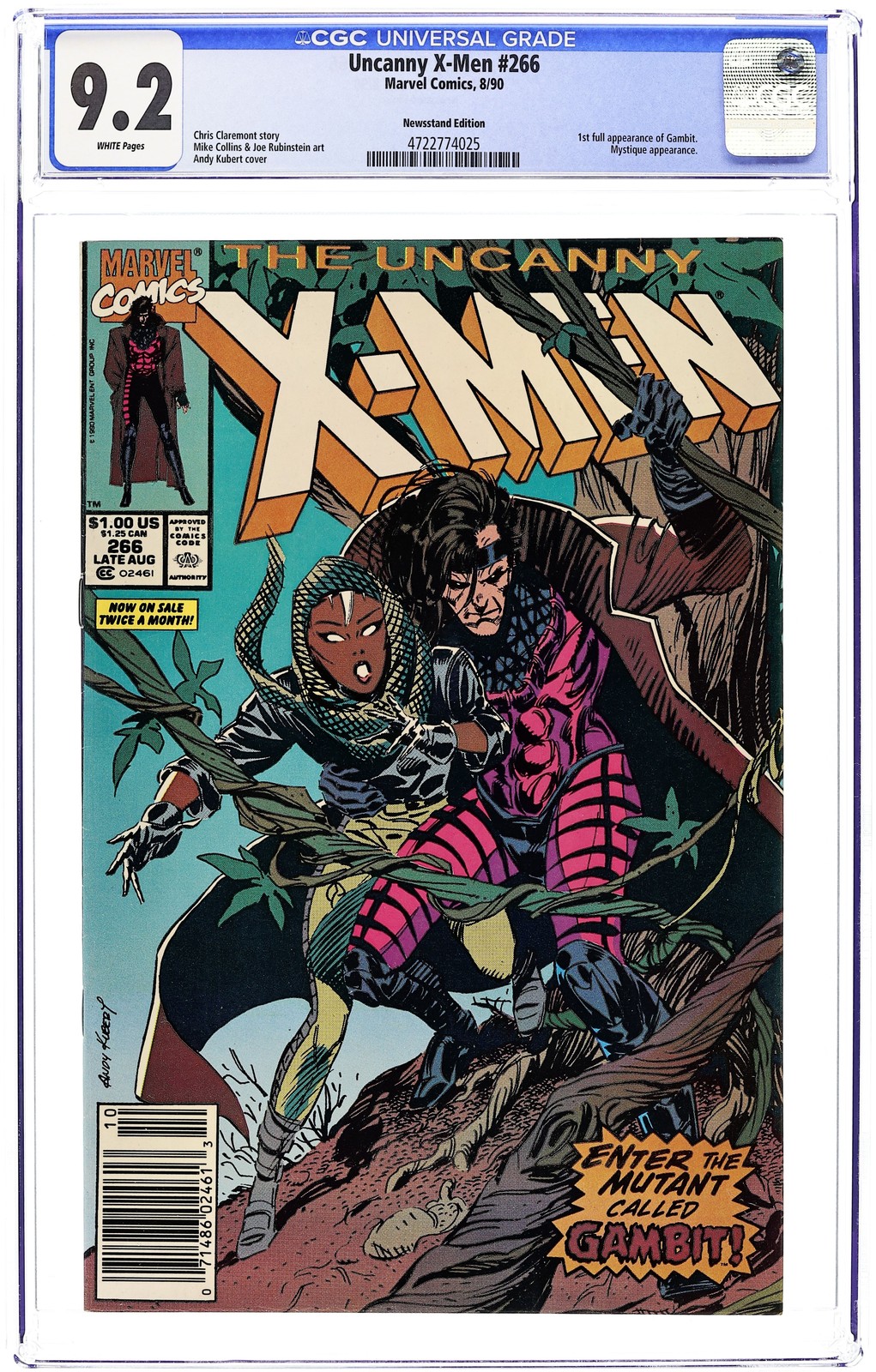 Uncanny X-Men #266 (Newsstand Edition) Value - GoCollect