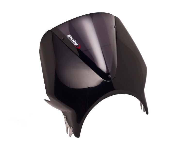 Puig Blk Fairing & Dk Smoke Vision Screen Royal Enfield Continental GT 650 21-25
