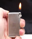 Flaminaire Quercia Grillon Gas Vintage Solid Silver Lighter 1950s Works!