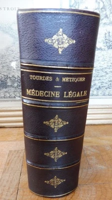 Traité de médecine légale (Tourdes et Metzquer) 1896 ENVOI - Photo 1/4