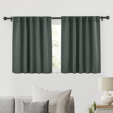 RYB HOME Blackout Curtains for Small Window,Thermal Insulated, 42"x30" 2 Pcs