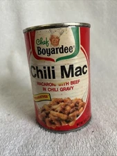 Vintage Chef Boyardee Chili Mac Bank Original 1985 HTF Has a Few Coins In It