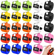 24Pcs Handheld Tally Counter, Metal Pitch Counter Hand Mechanical Counters Cl...