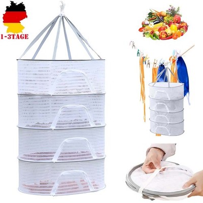 4 Ebenen Trockennetz Kräutertrockner Grow Trocknungsnetz Netz Drynet Flaten DHL
