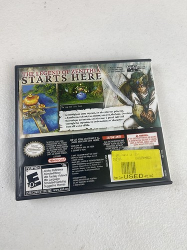 Dragon Quest IV (4): Capítulos de los Elegidos Nintendo DS Estuche y Manual SOLO - Imagen 2 de 2