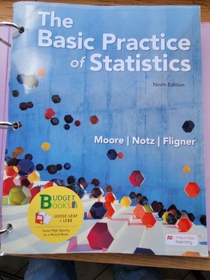 Loose-Leaf Version of The Basic Practice of Statistics Loose Leaf, FREE SHIPPING