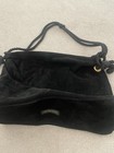 Donna Karan New York Vintage Suede Black Shoulder Bag w/Scarlett inside  — photo 5