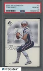 2002 SP Authentic #1 Tom Brady PSA 10 Patriots