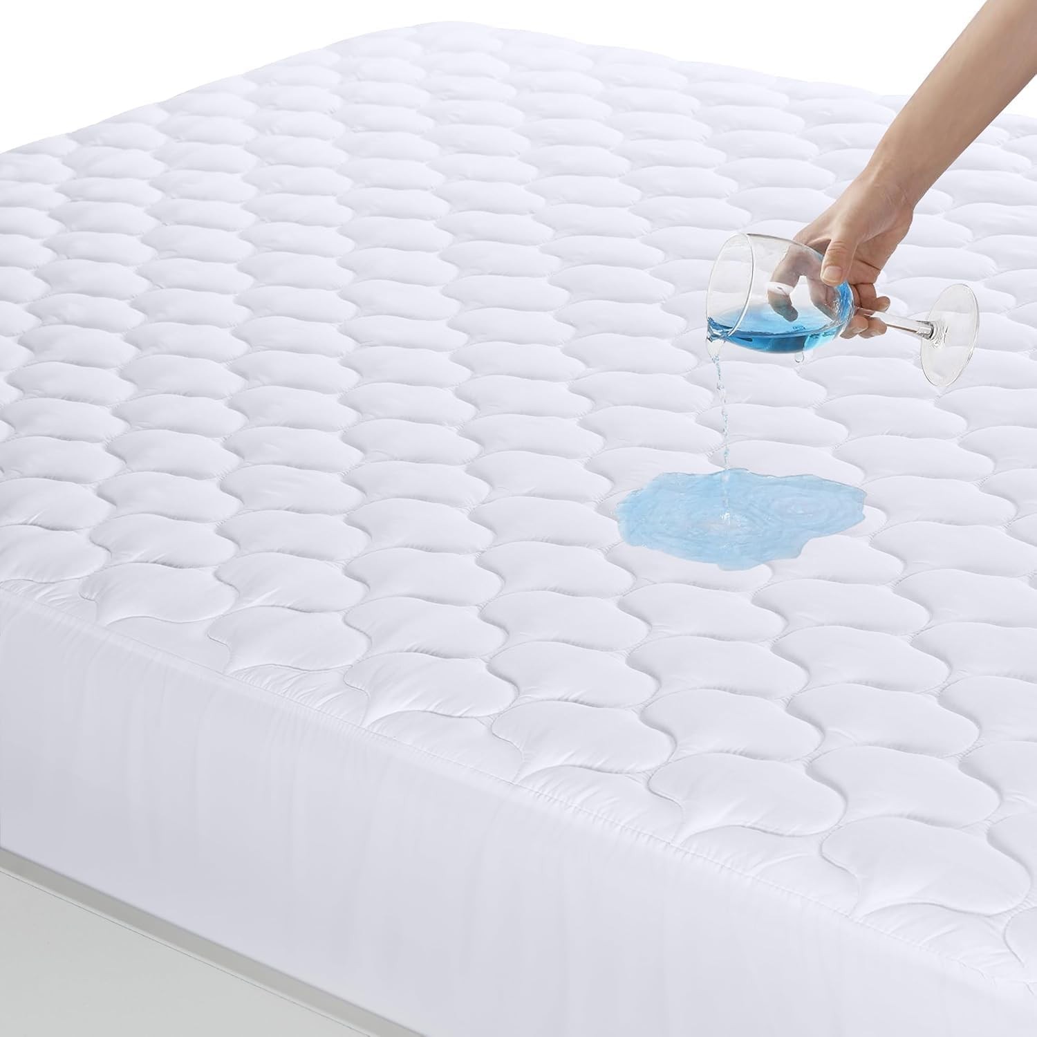 Gesteppte wasserdichte Matratzenauflage 135 x 190 cm Matratzenauflage 4290₽